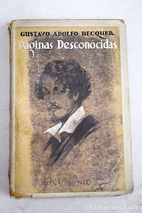 Libros: P&aacute;ginas desconocidas.- B&eacute;cquer, Gustavo Adolfo - Foto 1