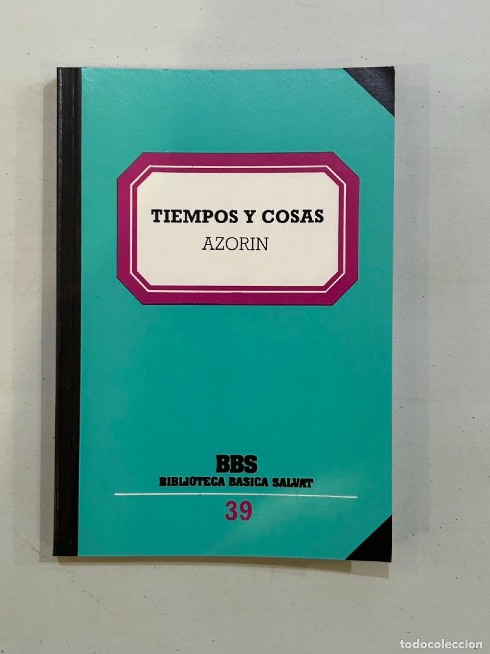 Libros: Azor&iacute;n - Tiempos y cosas - Foto 1