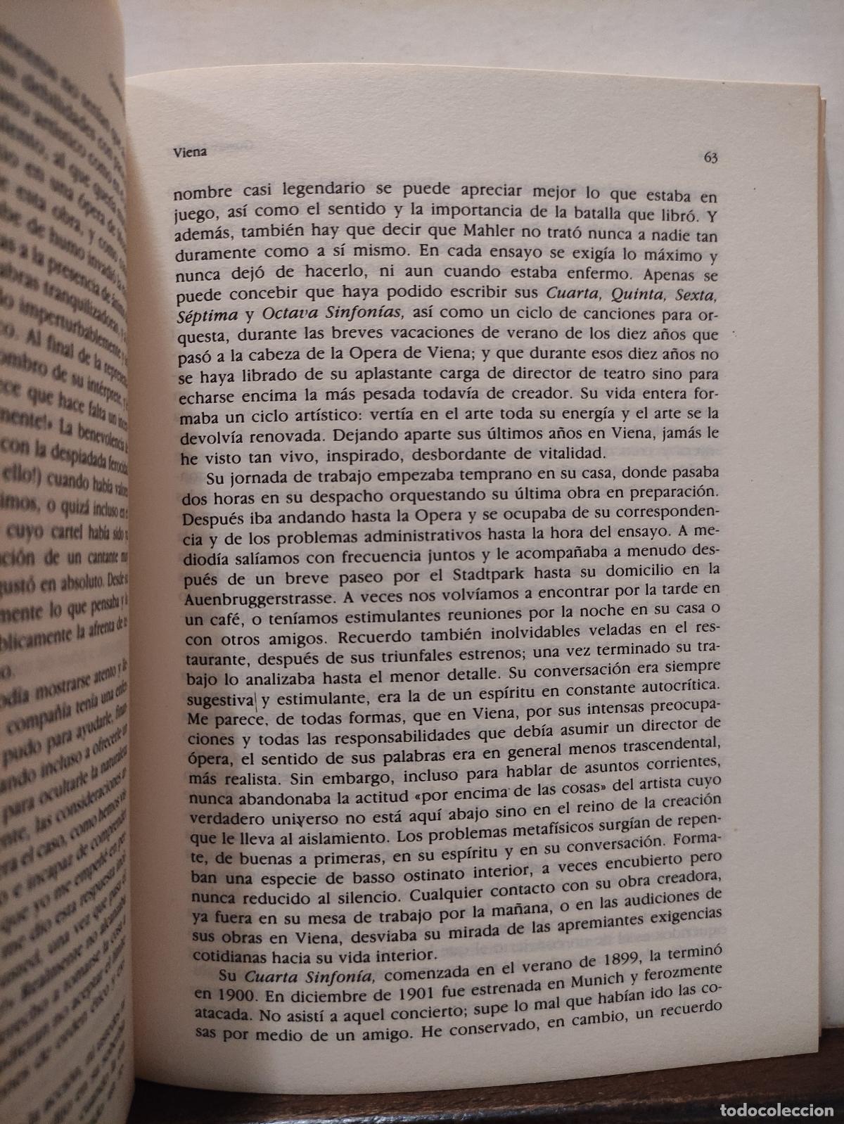 Libros: GUSTAV MAHLER - BRUNO WALTER - Foto 2