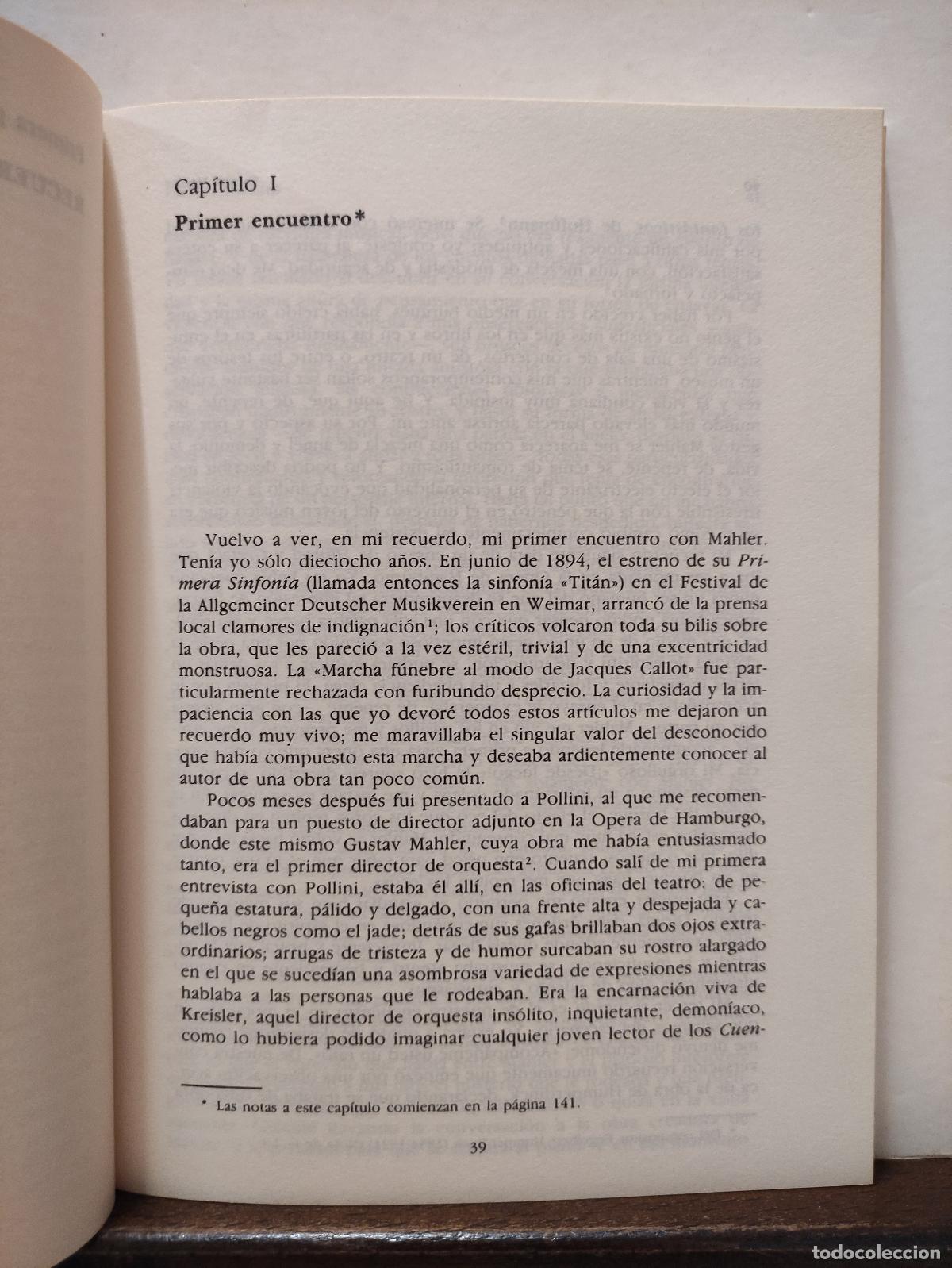 Libros: GUSTAV MAHLER - BRUNO WALTER - Foto 3