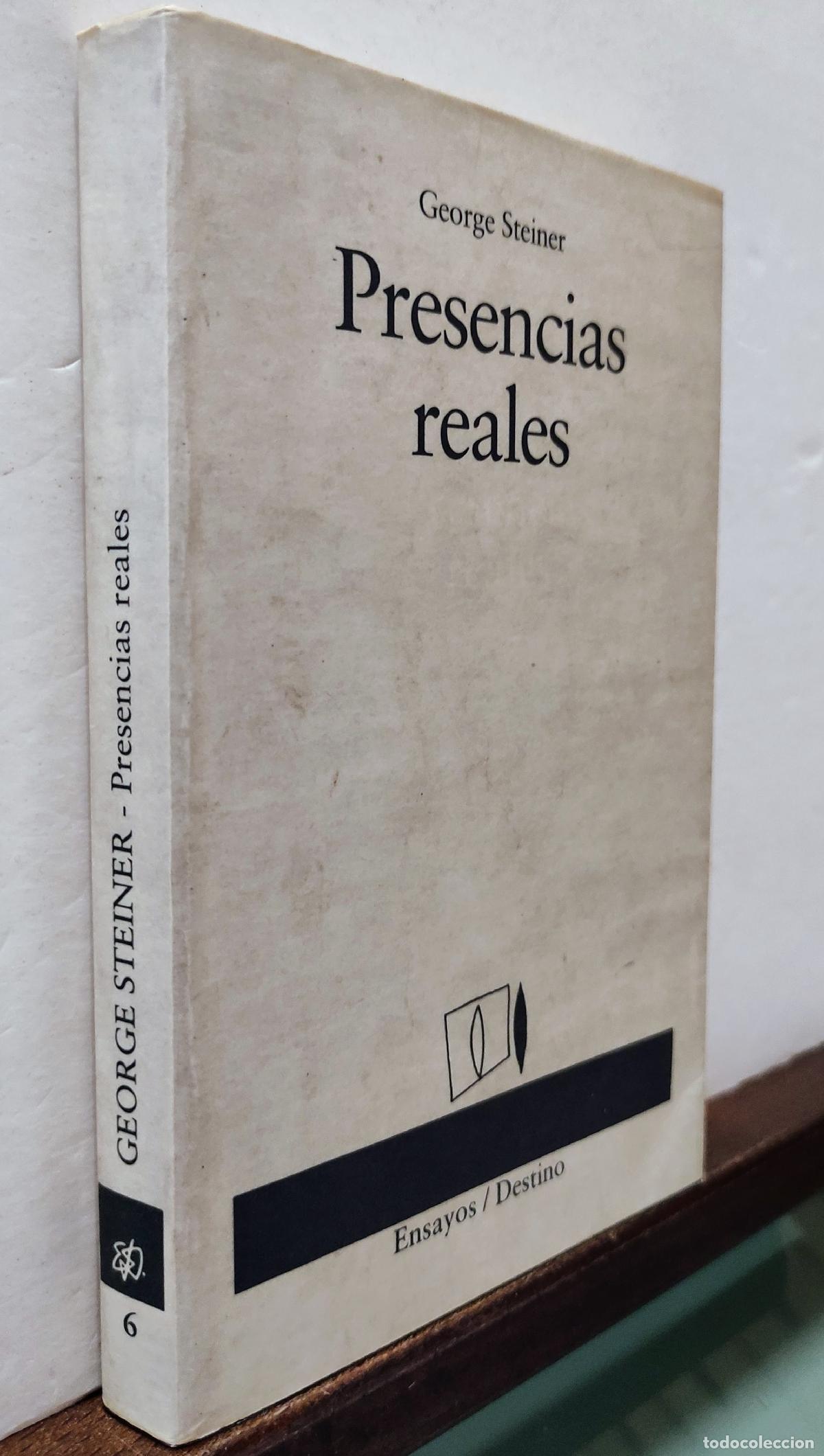 Libros: PRESENCIAS REALES - GEORGE STEINER - Foto 5
