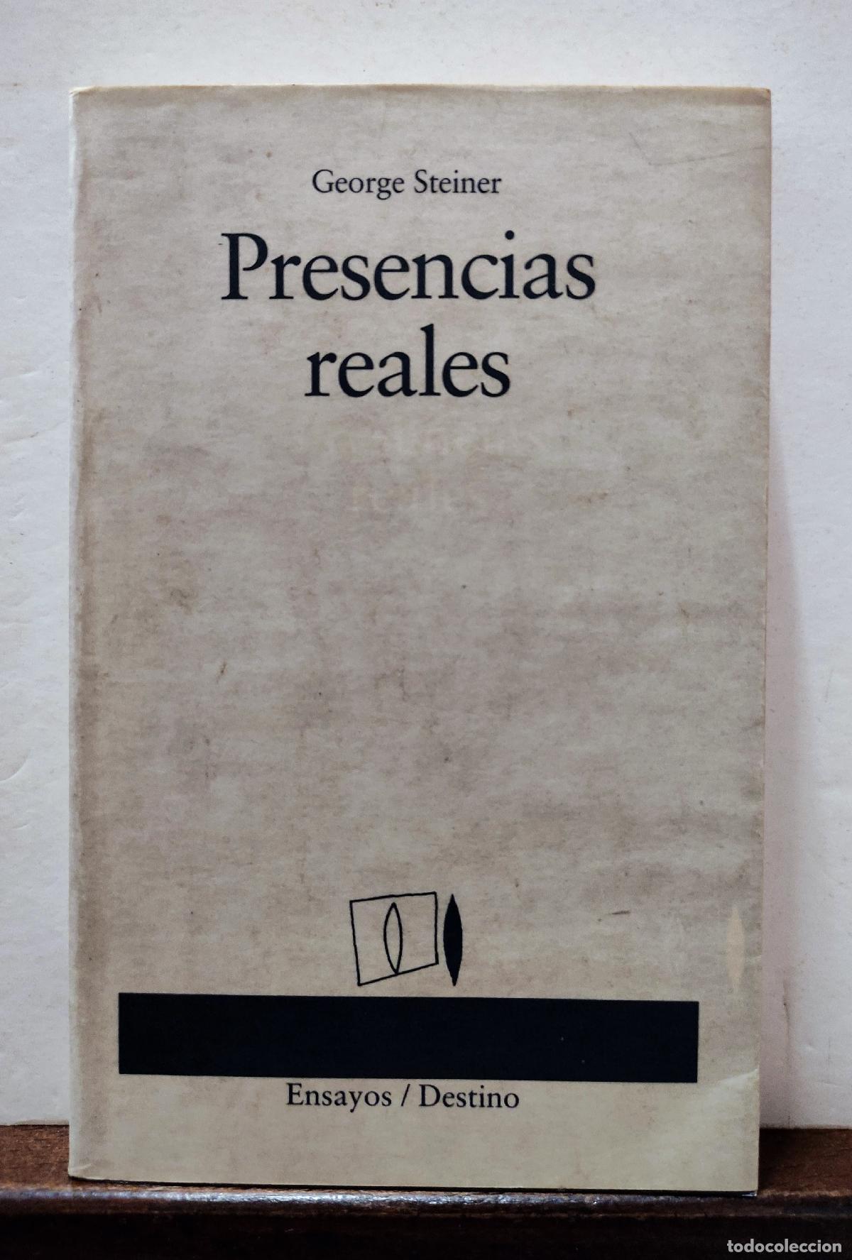 Libros: PRESENCIAS REALES - GEORGE STEINER - Foto 1