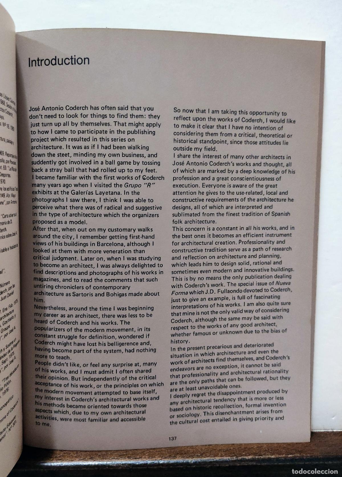 Libros: CODERCH DE SENTMENAT - CONVERSACIONES - CONVERSATIONS - ENRIC SORIA BADIA - Foto 2