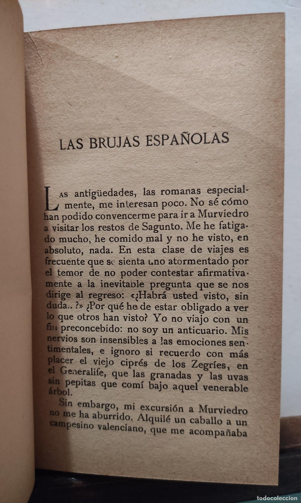 Libros: LAS BRUJAS ESPA&Ntilde;OLAS Y OTROS CUENTOS - PROSPERO MERIMEE - Foto 2