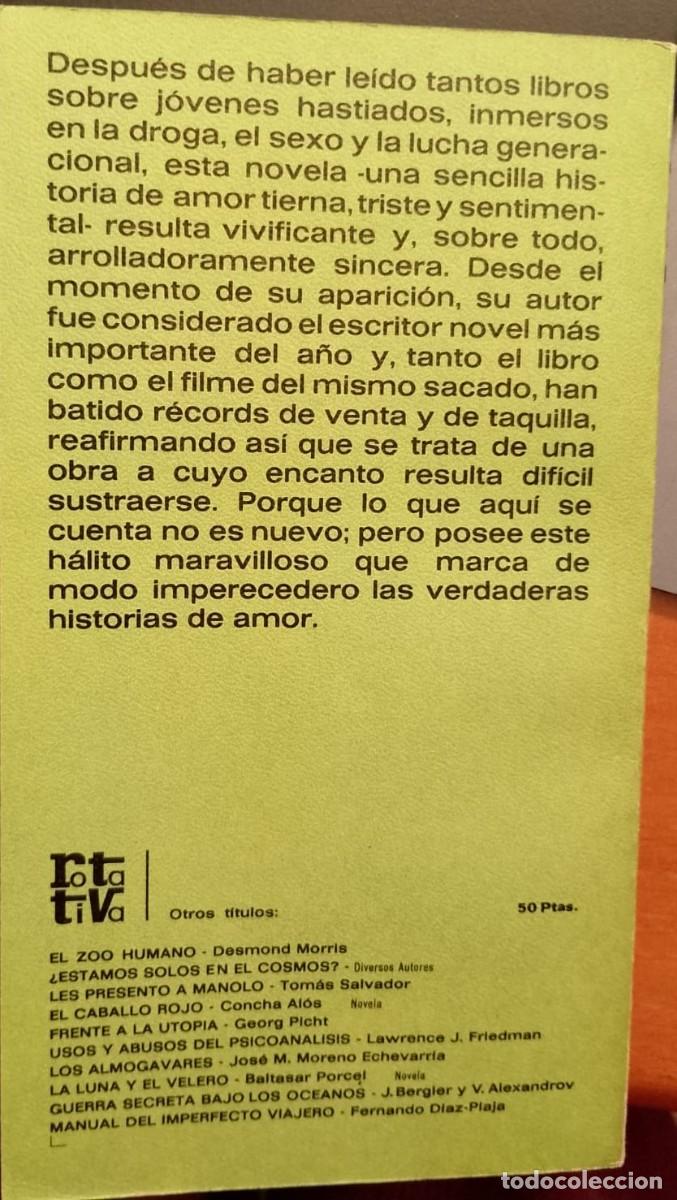 Libros: LOVE STORY DE ERICH SEGAL - Foto 3