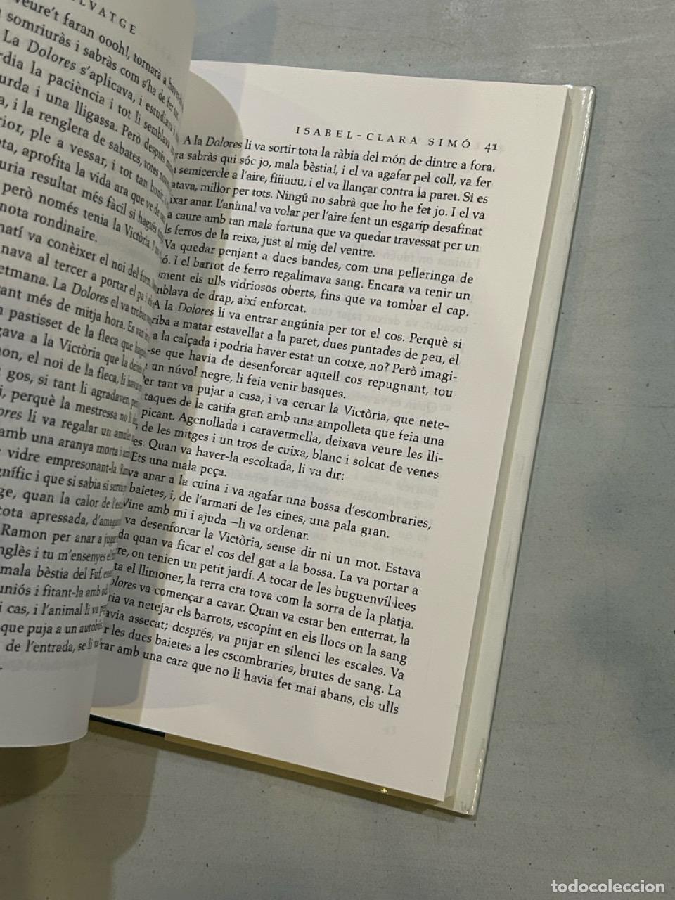 Libros: Isabel-Clara Sim&oacute; - La salvatge - Foto 2