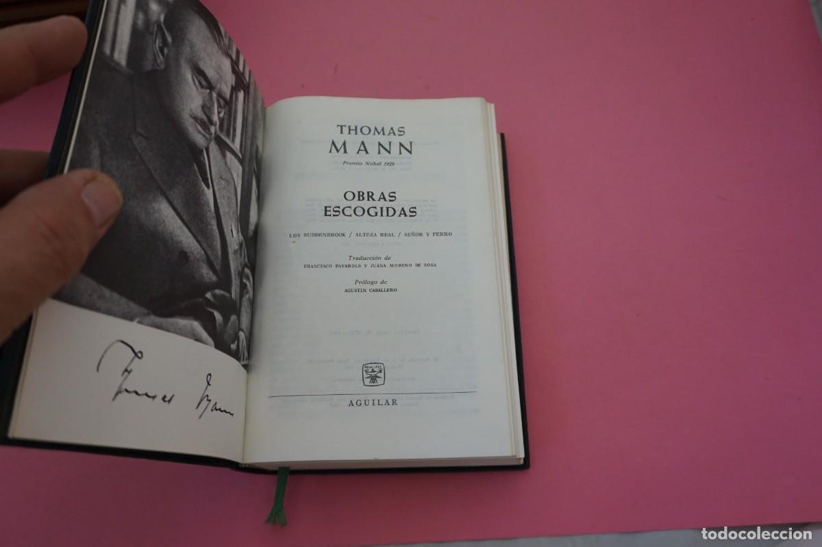 Libros: M1D/ OBRAS ESCOGIDAS - THOMAS MANN / EDITORIAL AGUILAR - Foto 3