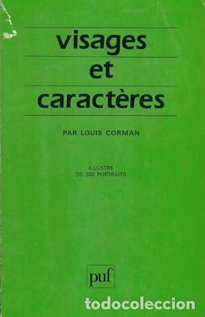 Libros: Visages et caract&egrave;res - Louis Corman - Foto 1
