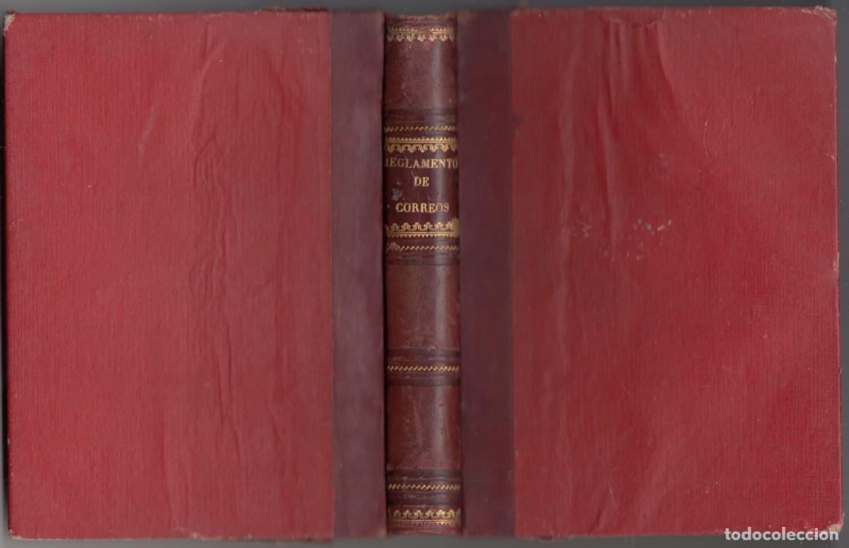 Libros: REGLAMENTO RAMO DE CORREOS. 7 MAYO 1889 y REFORMAS 1895.ADU