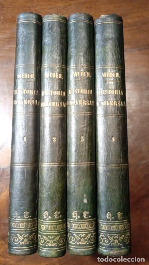 Libros: Compendio de la Historia Universal. 4 tomos - Weber - Foto 2