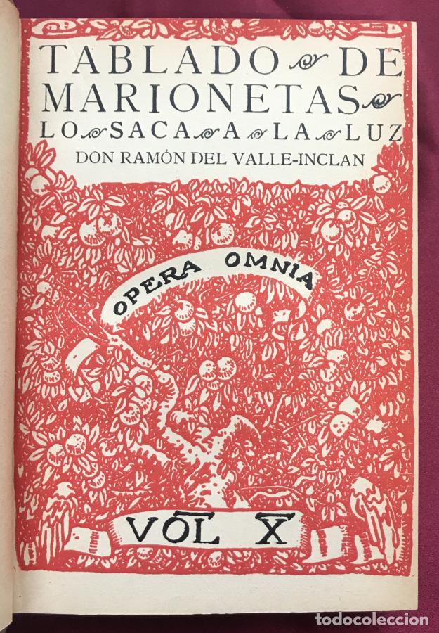 Libros: Tablado de marionetas - Valle-Incl&aacute;n, Ram&oacute;n del - Foto 2
