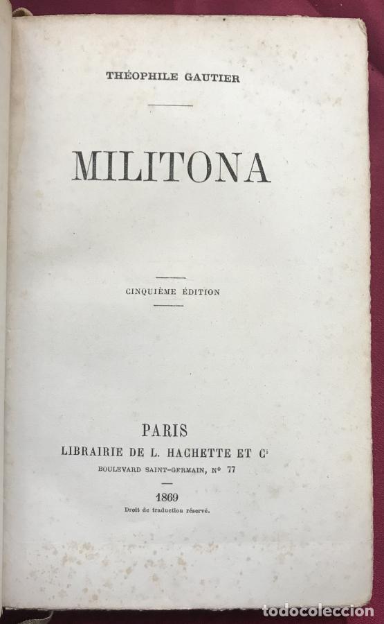 Libros: Militona - Gautier, Theophile - Foto 2