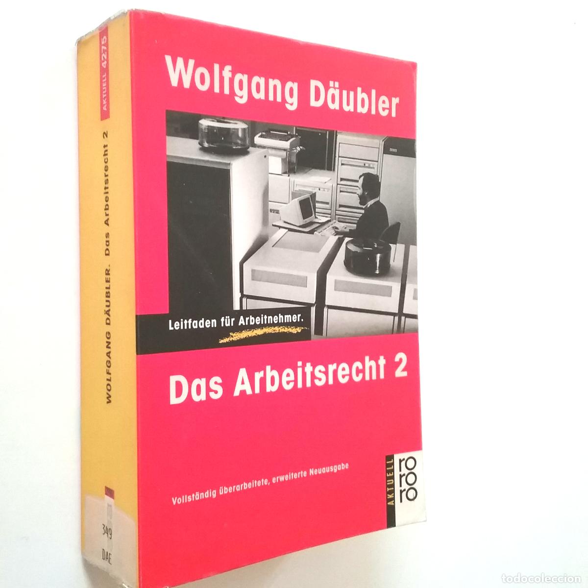 Libros: Wolfgang D&auml;ubler - Das Arbeitsrecht 2 - Foto 1
