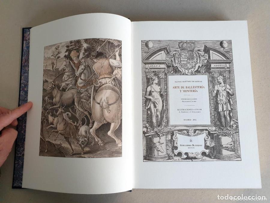 Libros: Arte de Ballester&iacute;a y monter&iacute;a - Alonso Mart&iacute;nez de Espinar - Foto 4