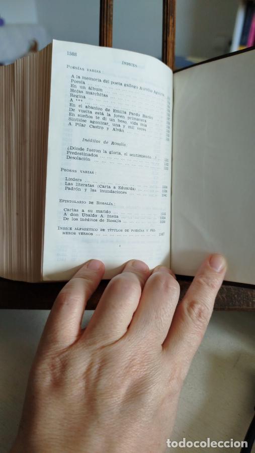 Libros: Obras completas - Castro, Rosal&iacute;a de (1837-1885) - Foto 8
