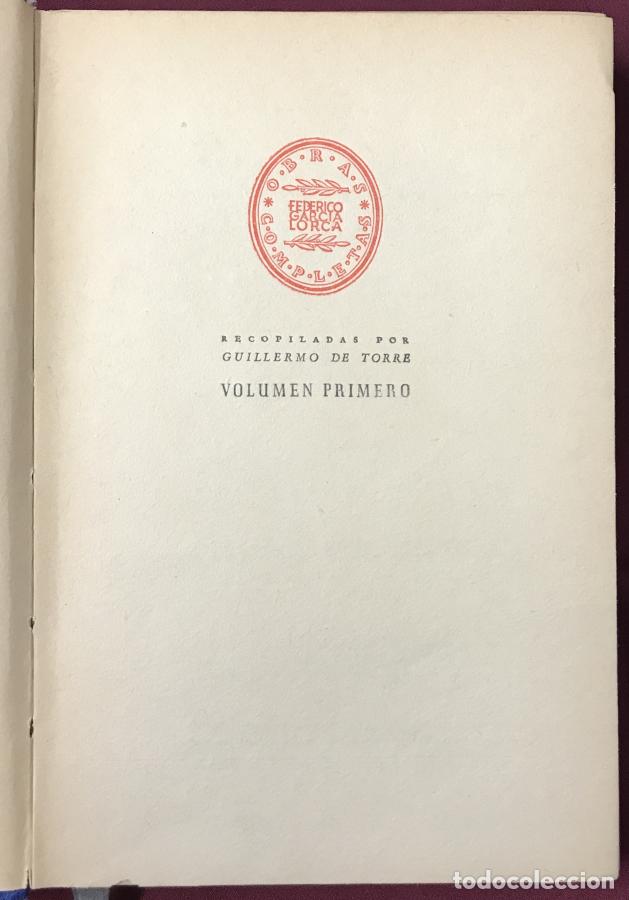 Libros: Obras Completas - Garc&iacute;a Lorca, Federico - Foto 3