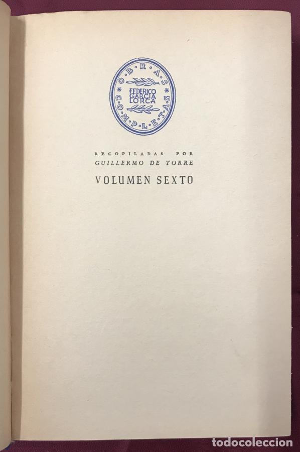 Libros: Obras Completas - Garc&iacute;a Lorca, Federico - Foto 26