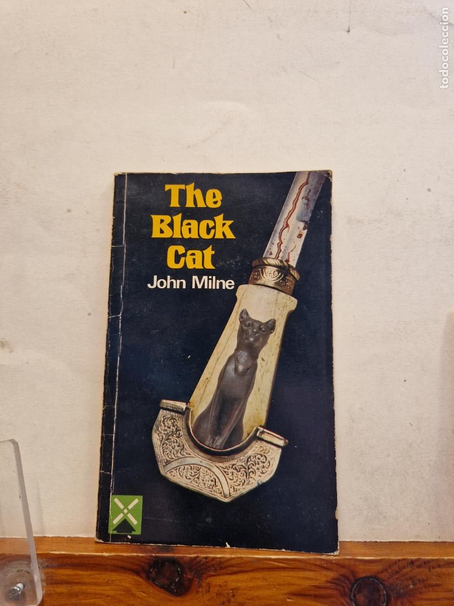 Libros: THE BLACK CAT. JOHN MILNE. - Foto 1