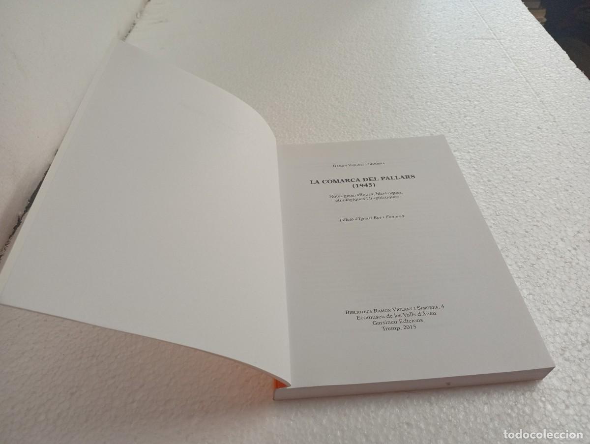Libros: La comarca del Pallars (1945).- RAMON VIOLANT I SIMORRA - Foto 2