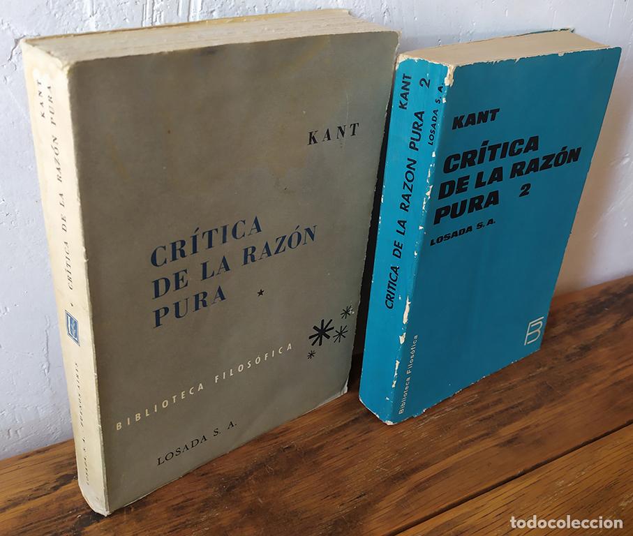 Libros: CR&Iacute;TICA DE LA RAZ&Oacute;N PURA (2 VOL) - KANT - Foto 1