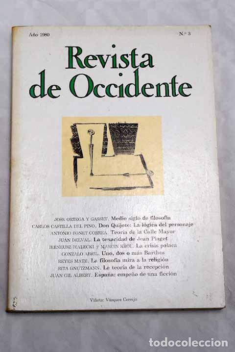 Libros: Revista de Occidente, n&ordm; 3 - Foto 1