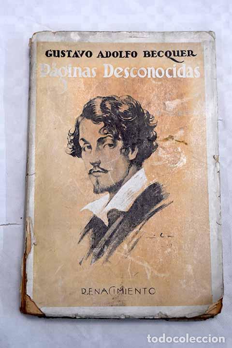 Libros: P&aacute;ginas desconocidas de Gustavo Adolfo B&eacute;cquer.- B&eacute;cquer, Gustavo Adolfo - Foto 1
