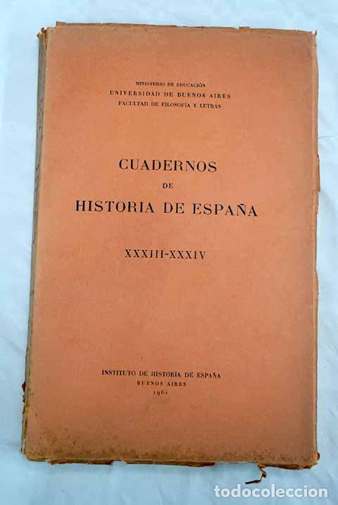 Libri di seconda mano: Cuadernos de H&ordf; de Espa&ntilde;a. N&ordm; XXXIII-XXXIV