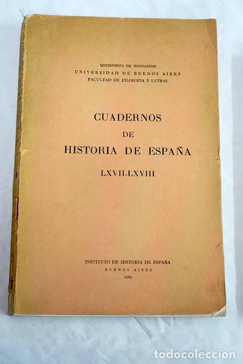 Libri di seconda mano: Cuadernos de H&ordf; de Espa&ntilde;a. N&ordm; LXVII-LXVIII