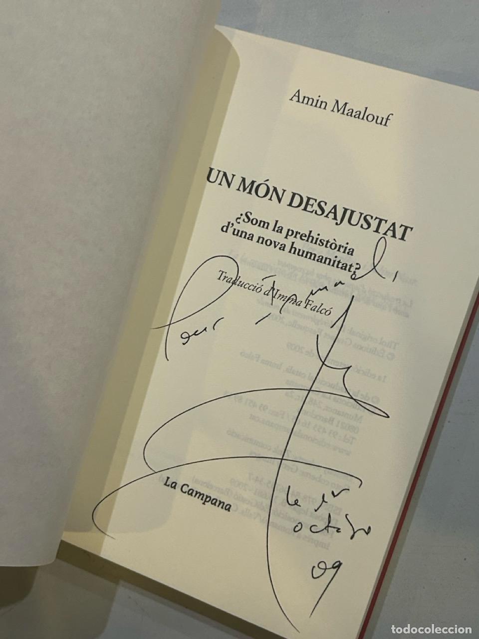 Libros: Amin Maalouf - Un m&oacute;n desajustat - Foto 2