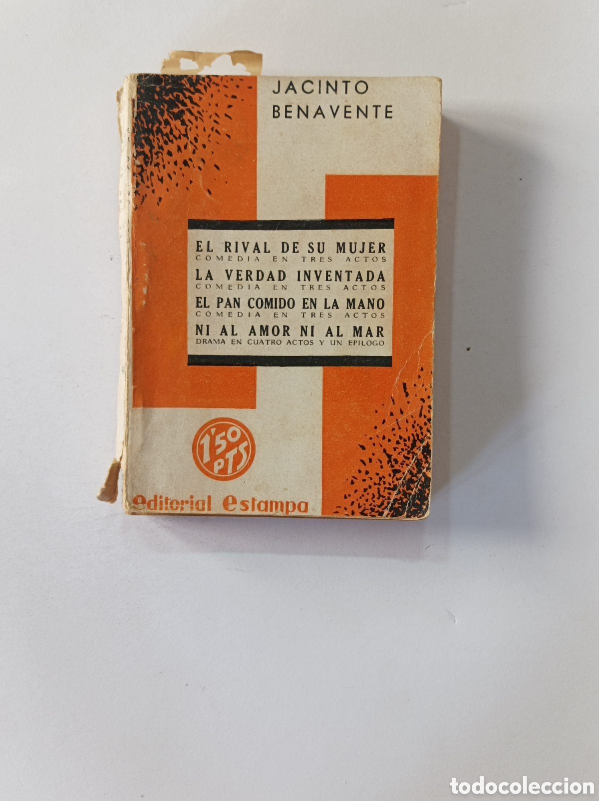 Libros: EL RIVAL DE SU MUJER Y MAS. JACINTO BENAVENTE. LA FRASA. 1933. - Foto 1