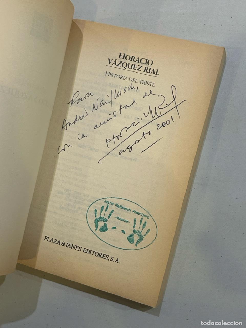 Libros: Horacio V&aacute;zquez Rial - Historia del triste - Foto 3