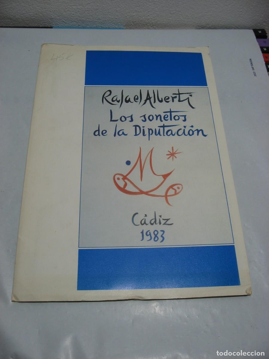 Libros: LOS SONETOS DE LA DIPUTACI&Oacute;N - Rafael Alberti - Foto 1