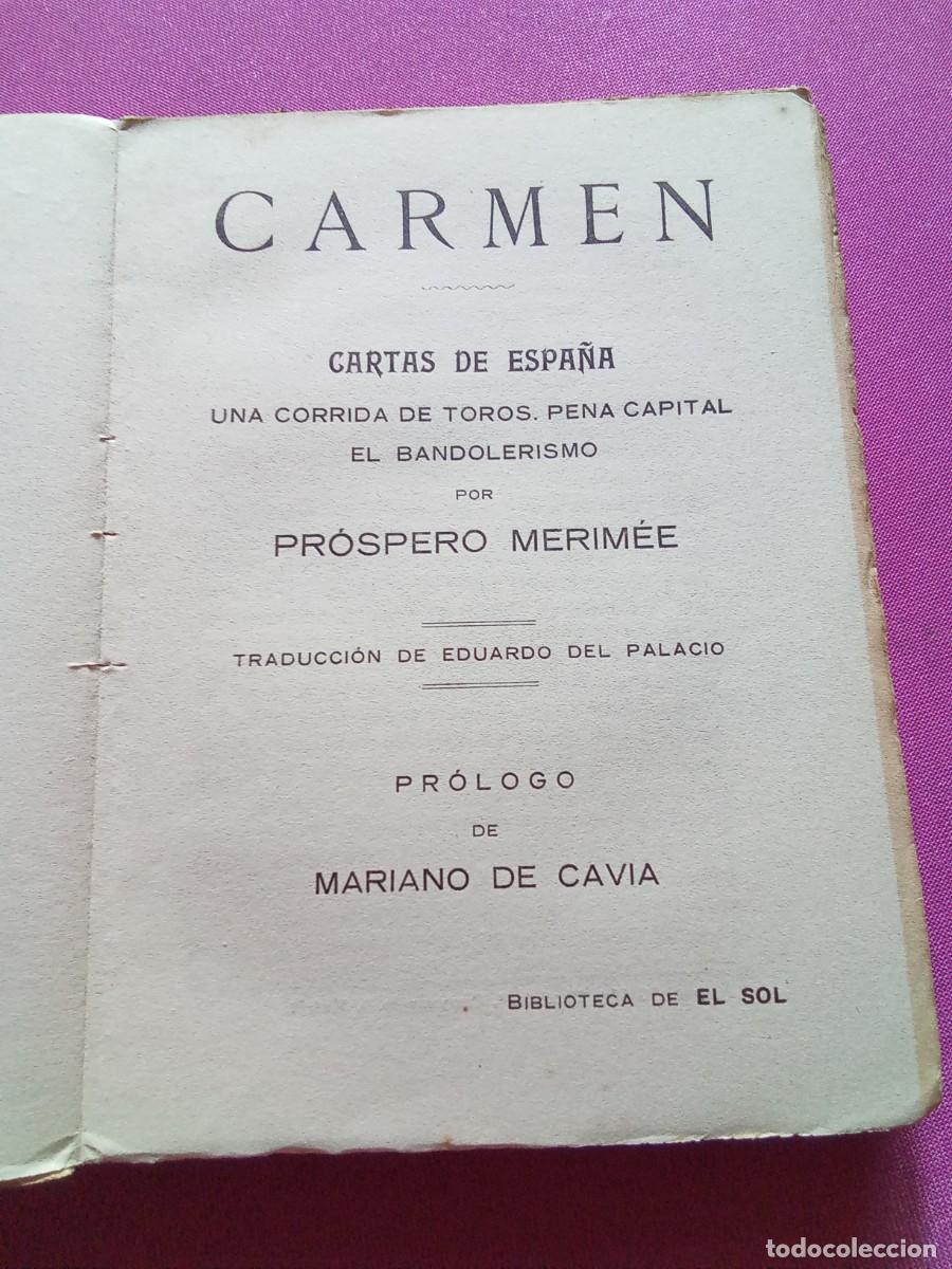 Libros: CARMEN. CARTAS DE ESPA&Ntilde;A. PR&Oacute;SPERO MERIM&Eacute;E.E/2/3/4 - Foto 2