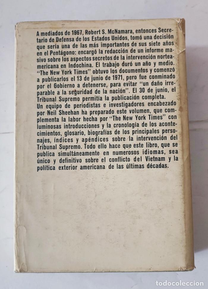 Libros: LOS DOCUMENTOS DEL PENT&Aacute;GONO (EL INFORME MCNAMARA) - Neil Sheehan - Foto 3