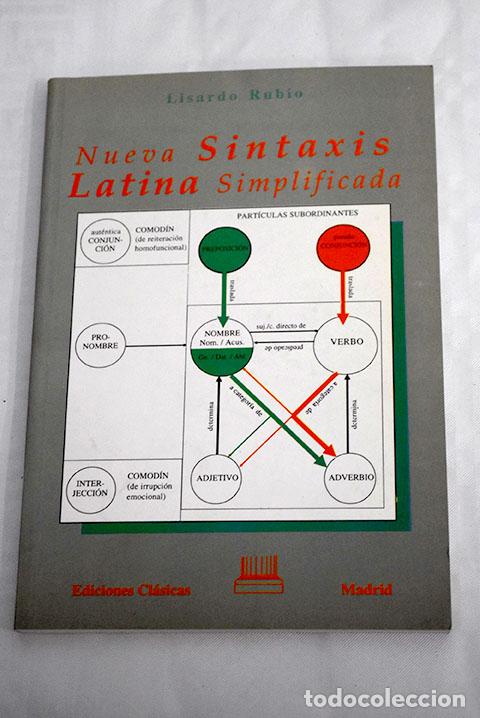 Libros: Nueva sintaxis latina simplificada.- Rubio Fern&aacute;ndez, Lisardo - Foto 1