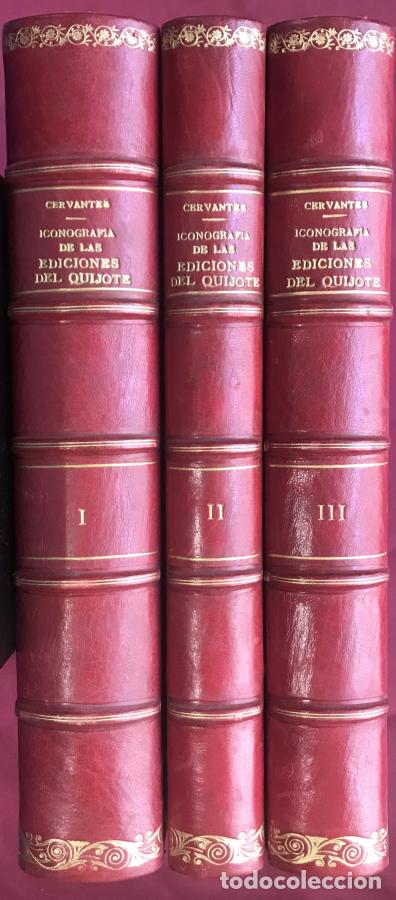 Libros: Iconografia de las ediciones del Quijote, 3 tomos - Manuel Henrich - Foto 2