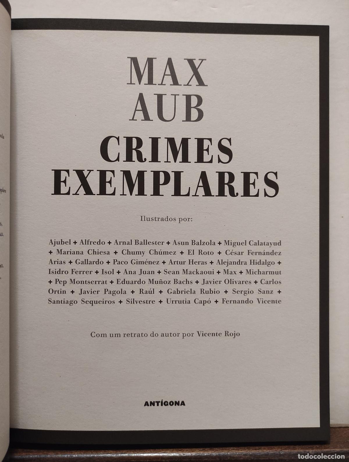 Libros: CRIMES EXEMPLARES - MAX AUB - Foto 6