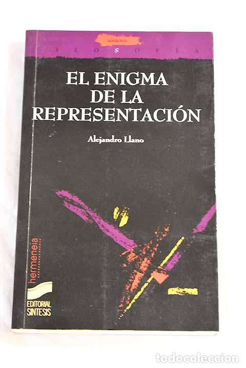 Libros: El enigma de la representaci&oacute;n.- Llano, Alejandro - Foto 1