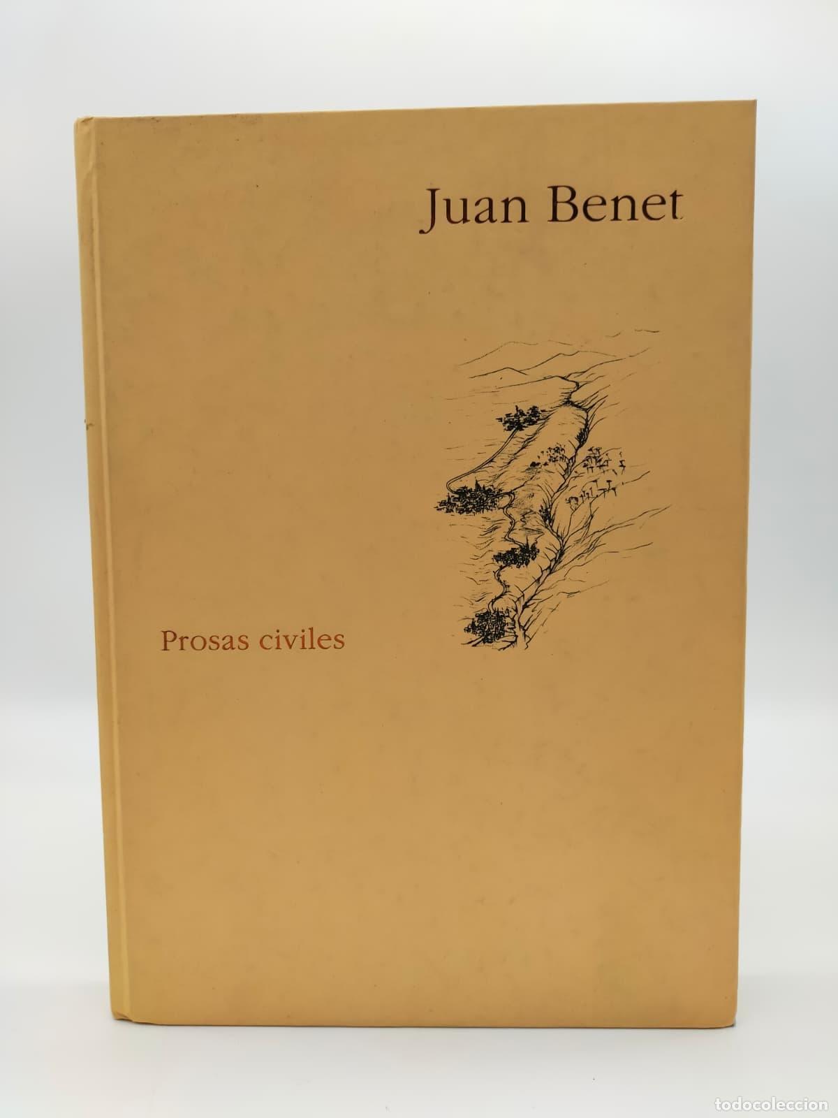 Libros: BENET, Juan. - Prosas civiles. - Foto 1