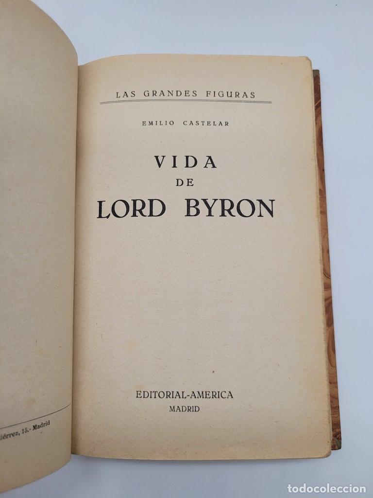 Libros: CASTELAR, Emilio - Vida de Lord Byron. - Foto 1