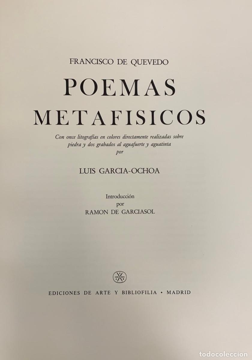 Libros: Poemas metaf&iacute;sicos - Quevedo, Francisco de - Foto 10