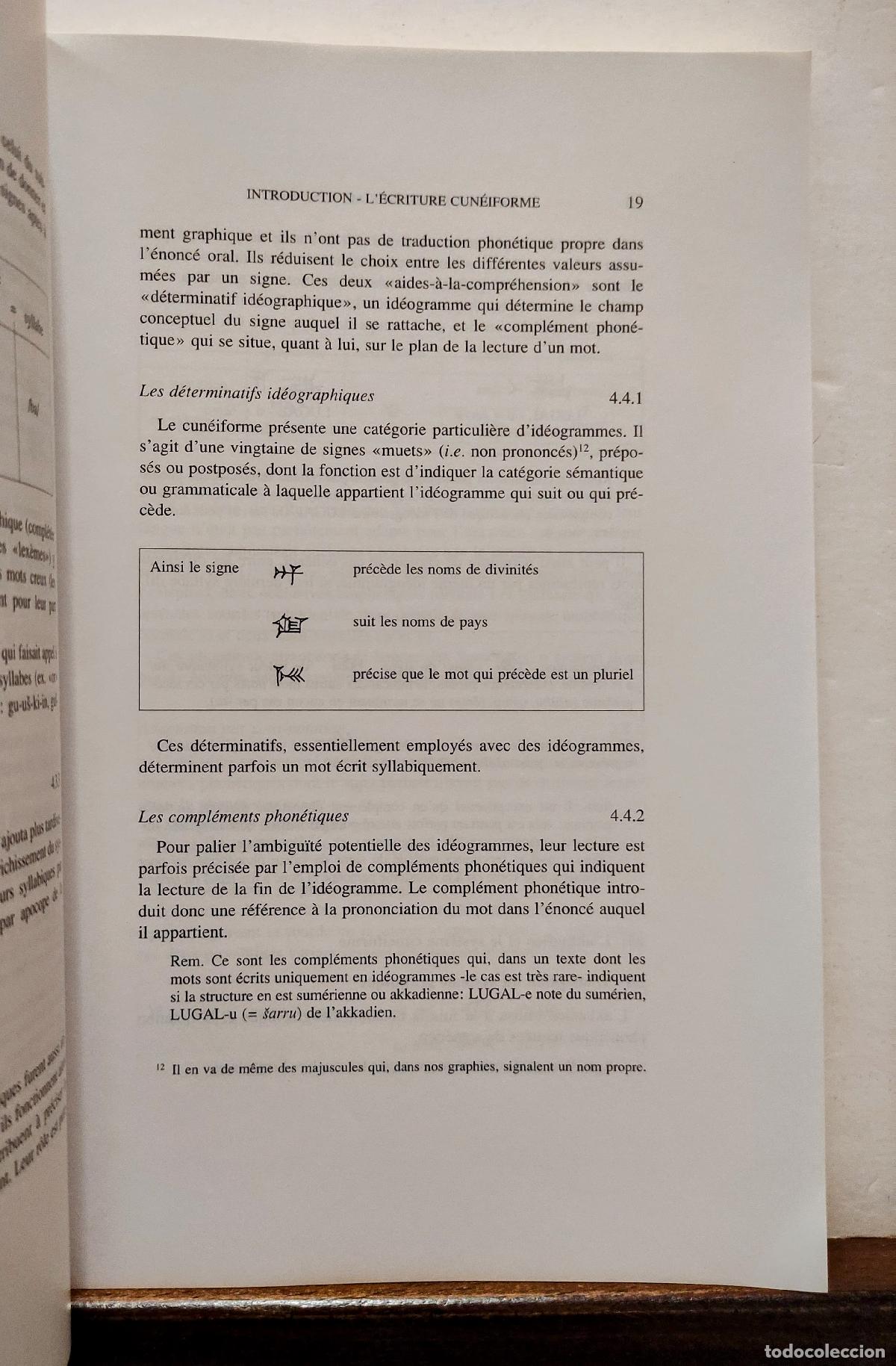 Libros: MANUAL DE LANGUE AKKADIENNE - FLORENCE MALBRAN-LABAT - Foto 4