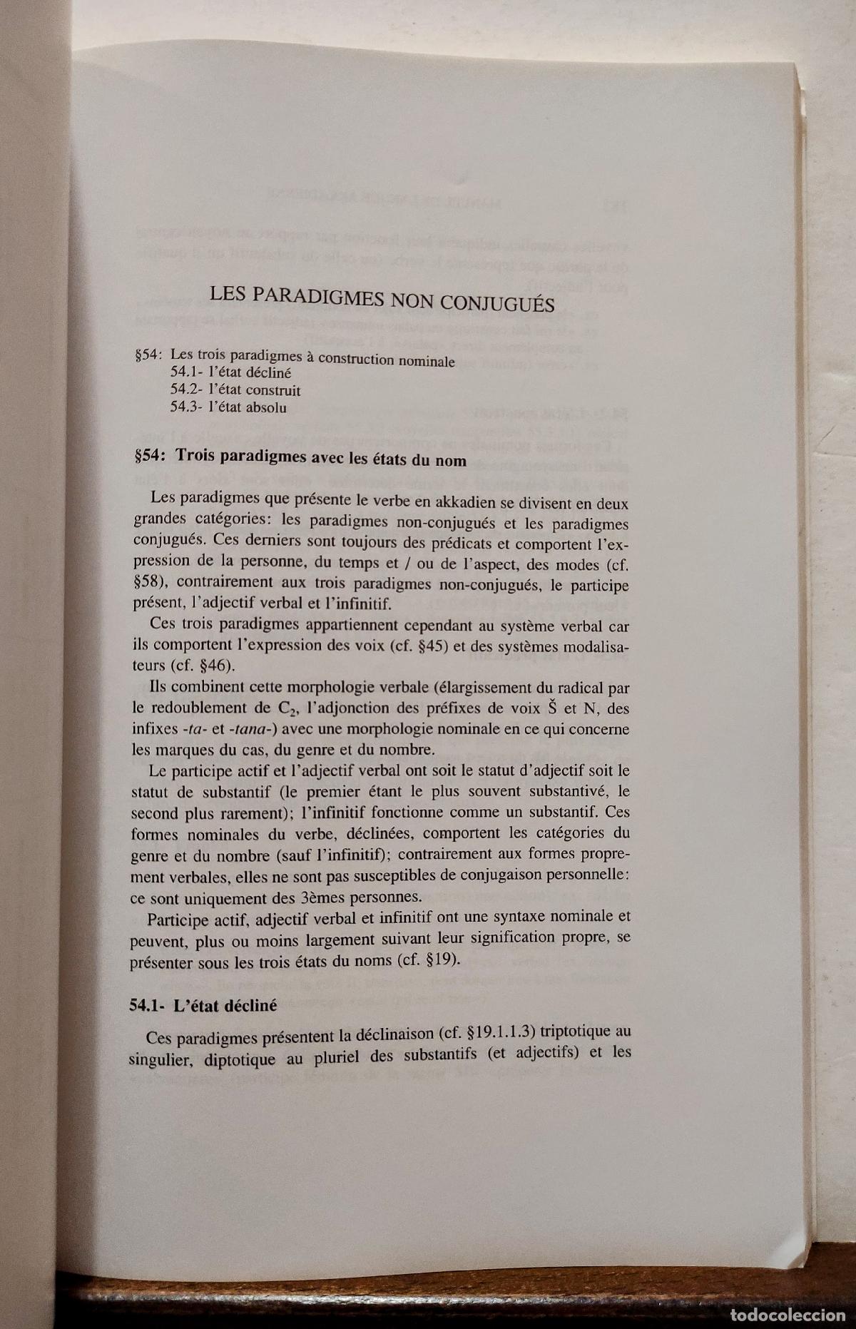 Libros: MANUAL DE LANGUE AKKADIENNE - FLORENCE MALBRAN-LABAT - Foto 6