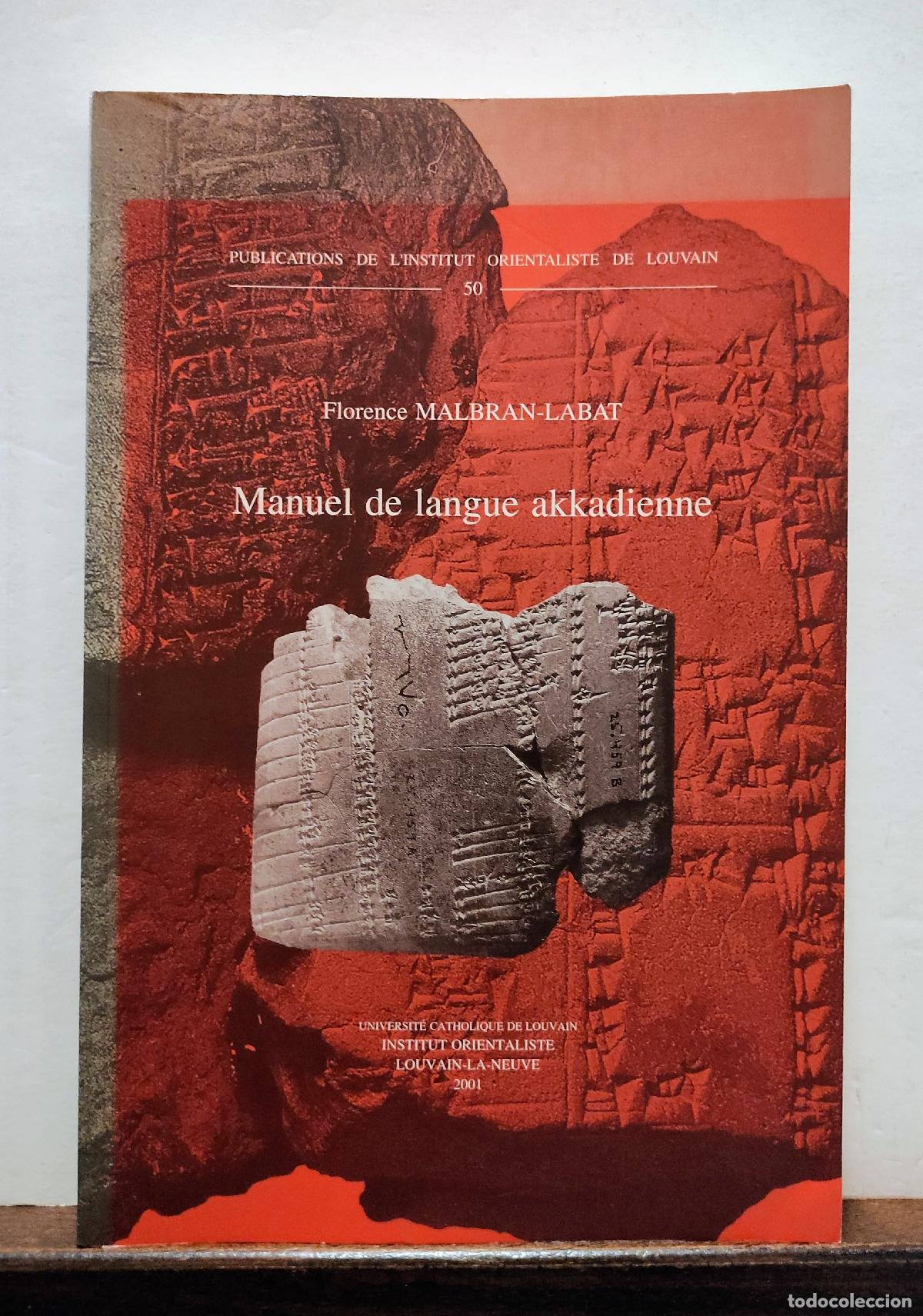 Libros: MANUAL DE LANGUE AKKADIENNE - FLORENCE MALBRAN-LABAT - Foto 1