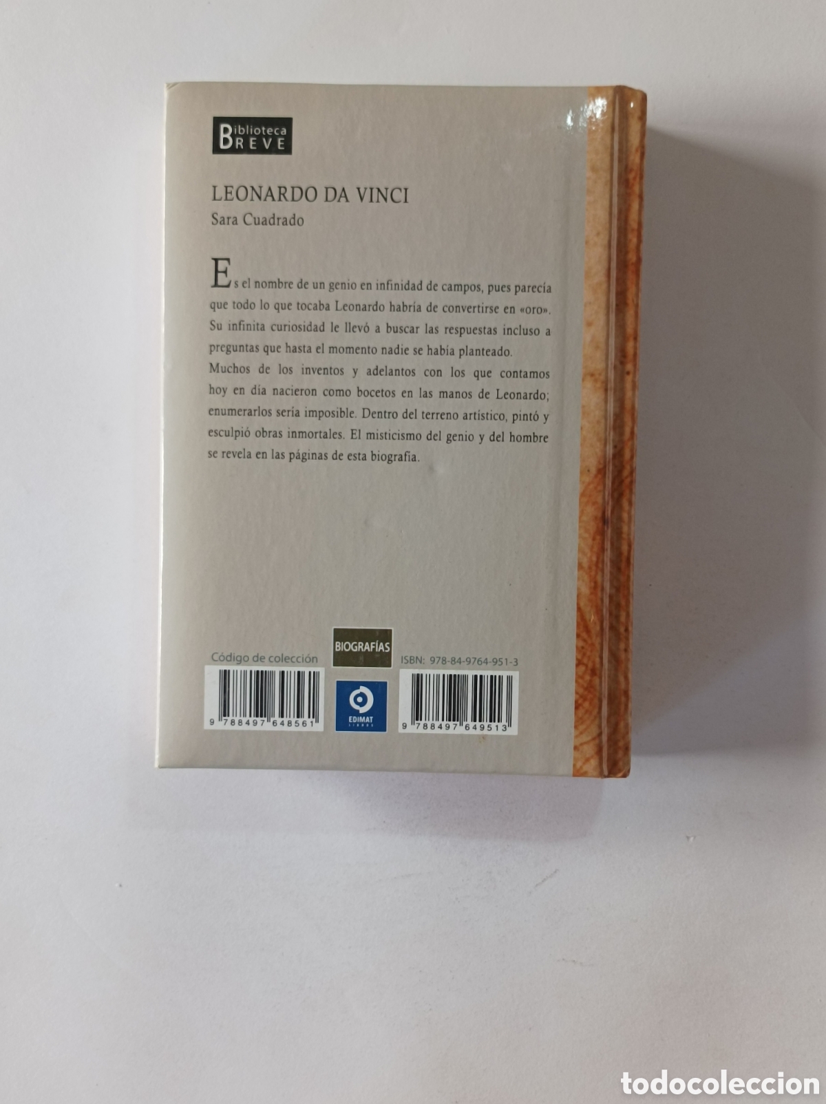 Libros: LEONARDO DA VINCI. SARA CUADRADO. EDIMAT. 2011. - Foto 3