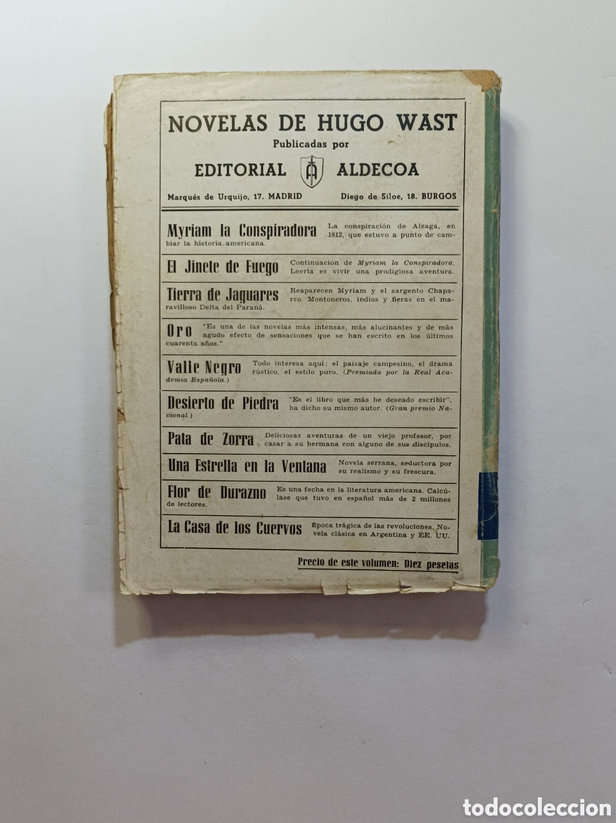 Libros: LA CASA DE LOS CUERVOS. HUGO WAST. ALDECOA. 1944. - Foto 3