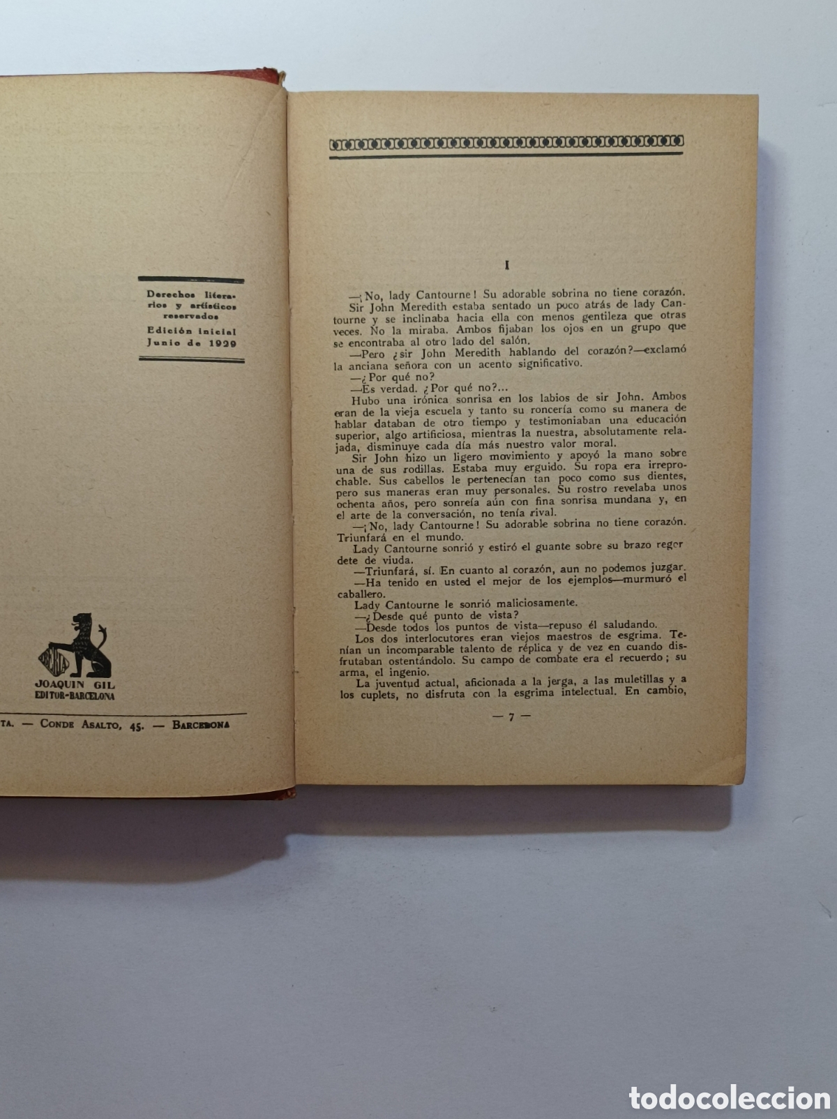 Libros: AMBICI&Oacute;N. SETON MERRIMAN. JOAQU&Iacute;N GIL. 1929. - Foto 2