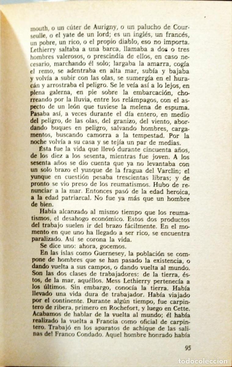 Libros: Los trabajadores del mar - HUGO, VICTOR - Foto 3