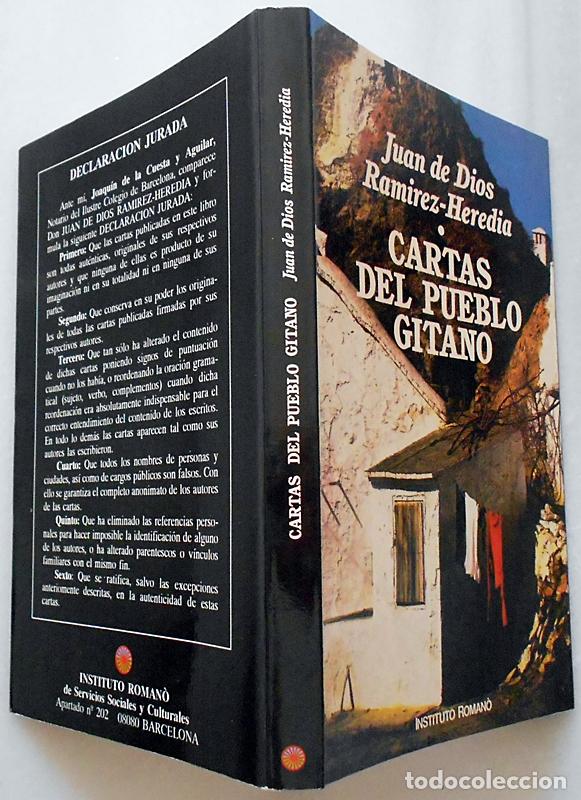 Libros: Cartas del pueblo gitano - Juan de Dios Ramirez-Heredia - Instituto Roman&ograve; - Foto 3