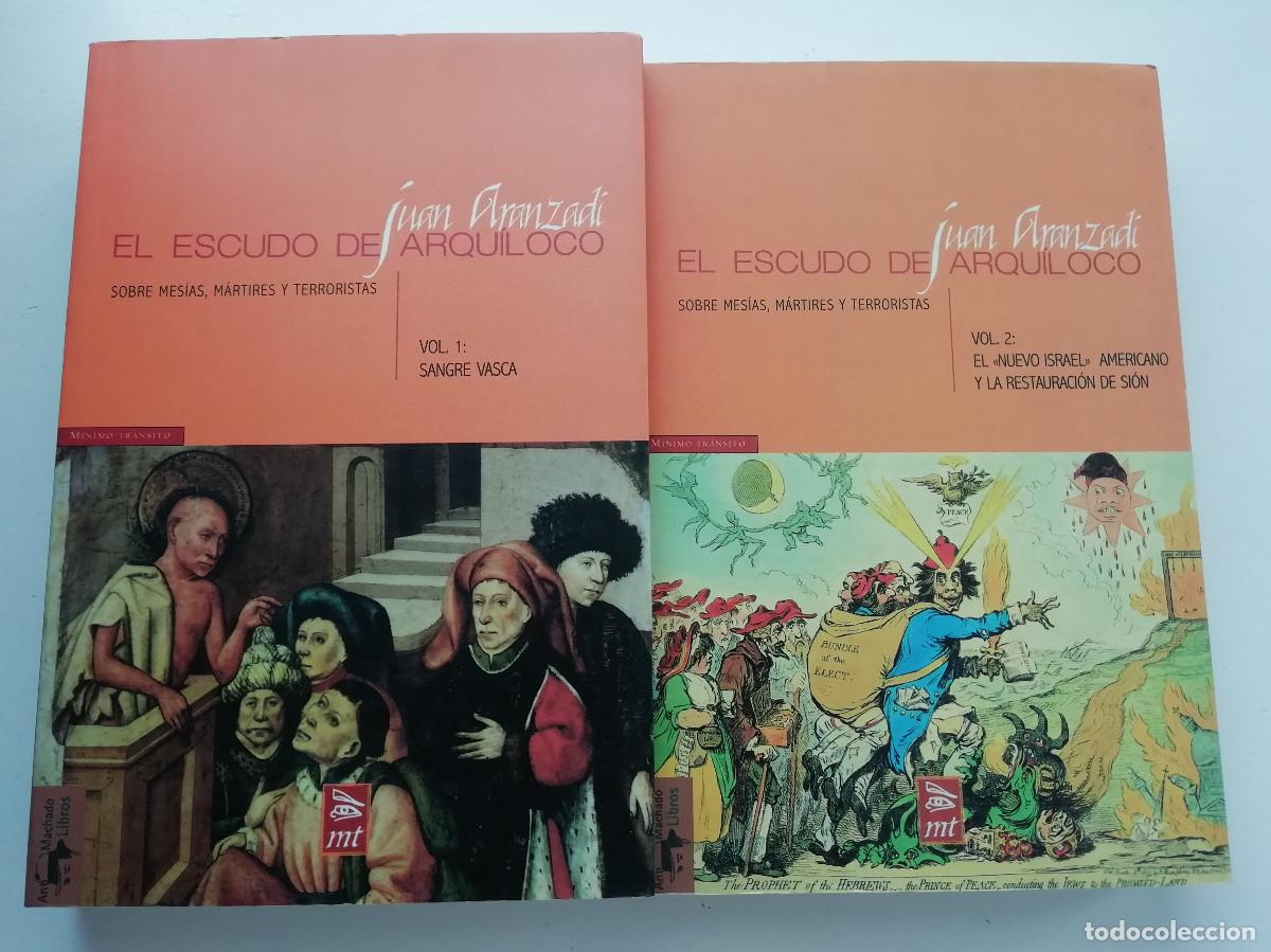 Libros: El escudo de Arqu&iacute;loco - Juan Aranzadi (2 vols.) - Foto 1
